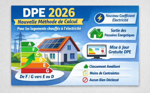 DPE 2026 : nouveau mode de calcul pour les logements chauffés à l’électricité