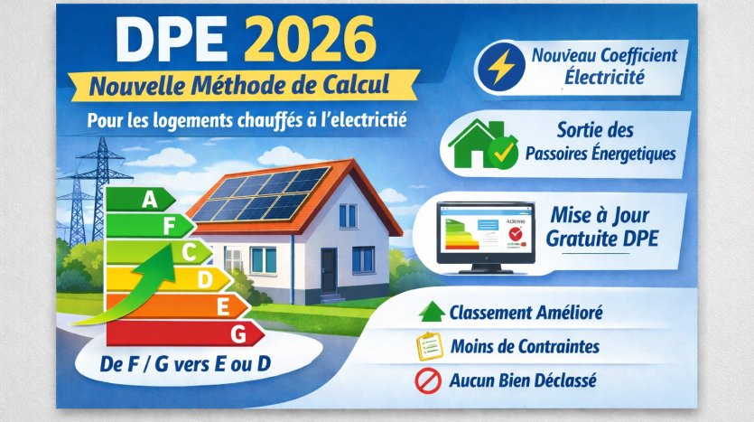 DPE 2026 : nouveau mode de calcul pour les logements chauffés à l’électricité