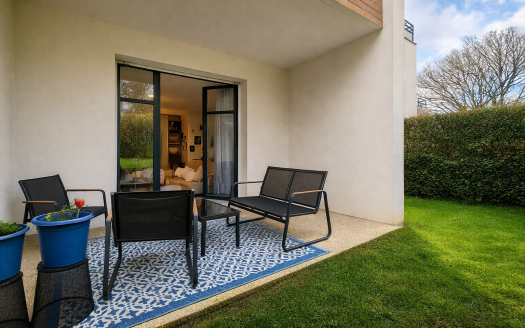 Appartement 2 pièces avec terrasse et jardin